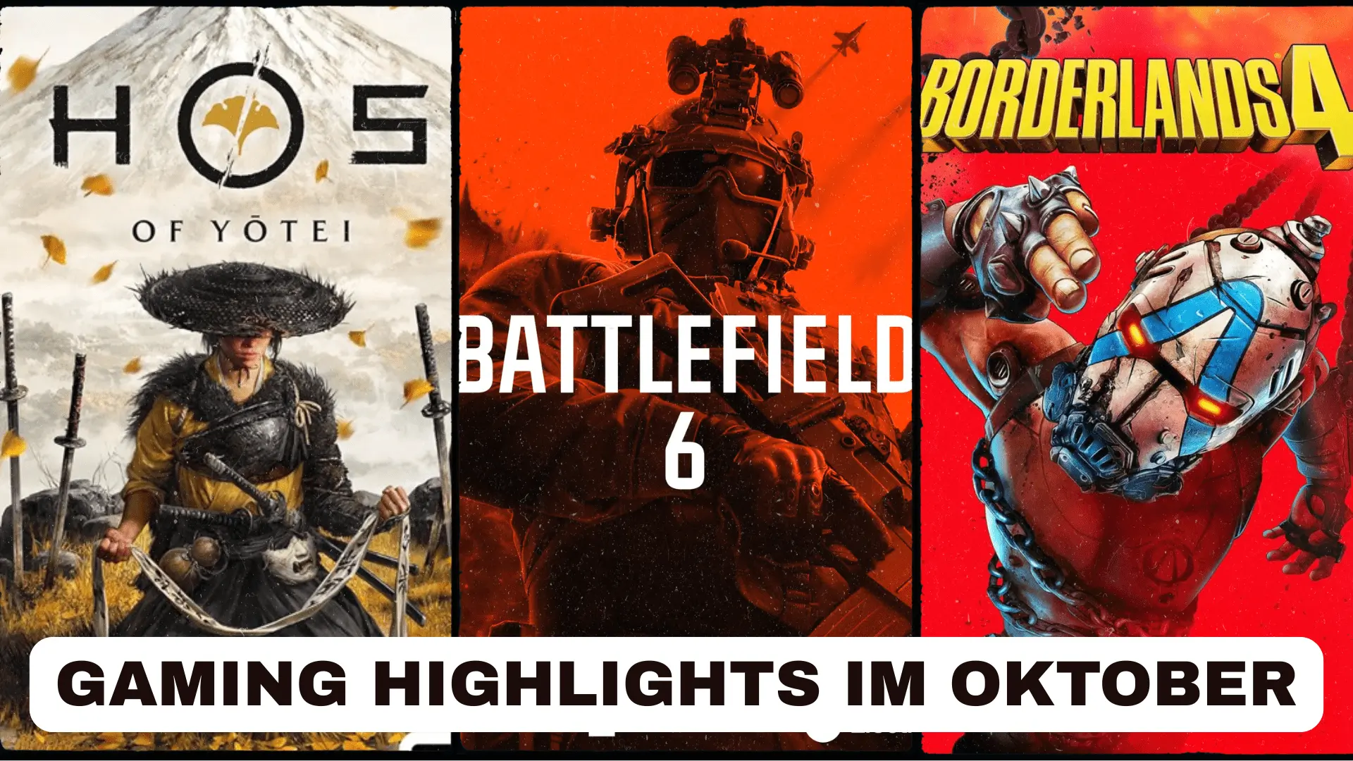 Gaming Highlights im Oktober